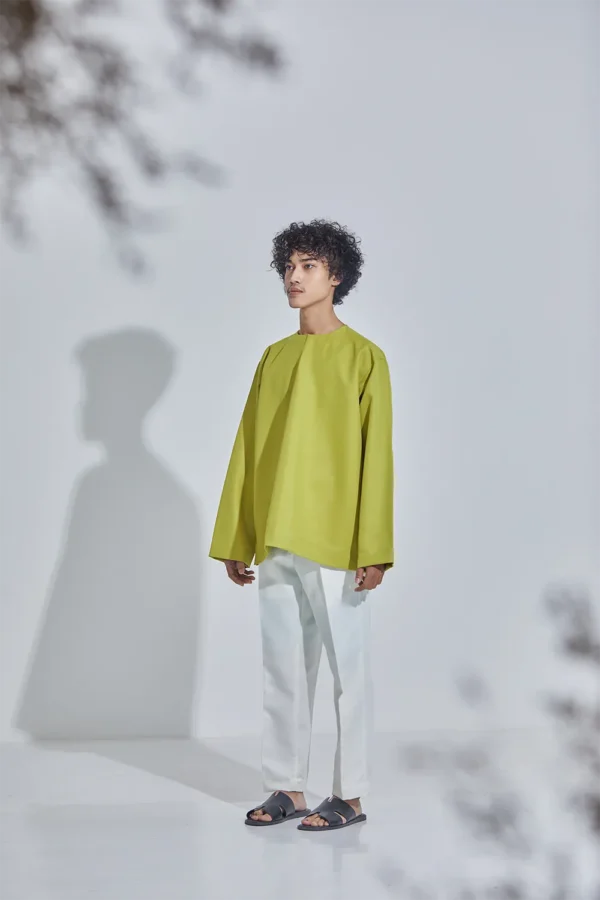 Kurta Tampan - Olive Green - Image 3