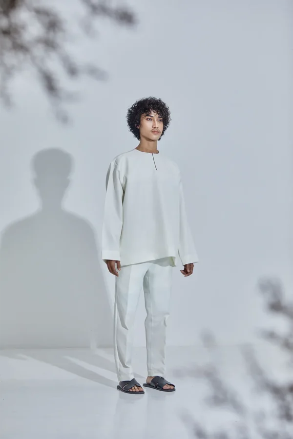 Kurta Tampan - White Pearl - Image 3